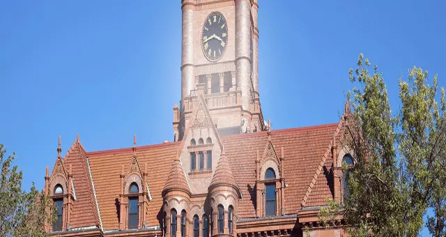 old DuPage County Illinois courthouse