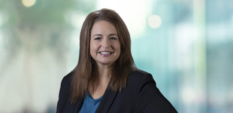 Audra Zobrist headshot of HeplerBroom attorney Audra Zobrist