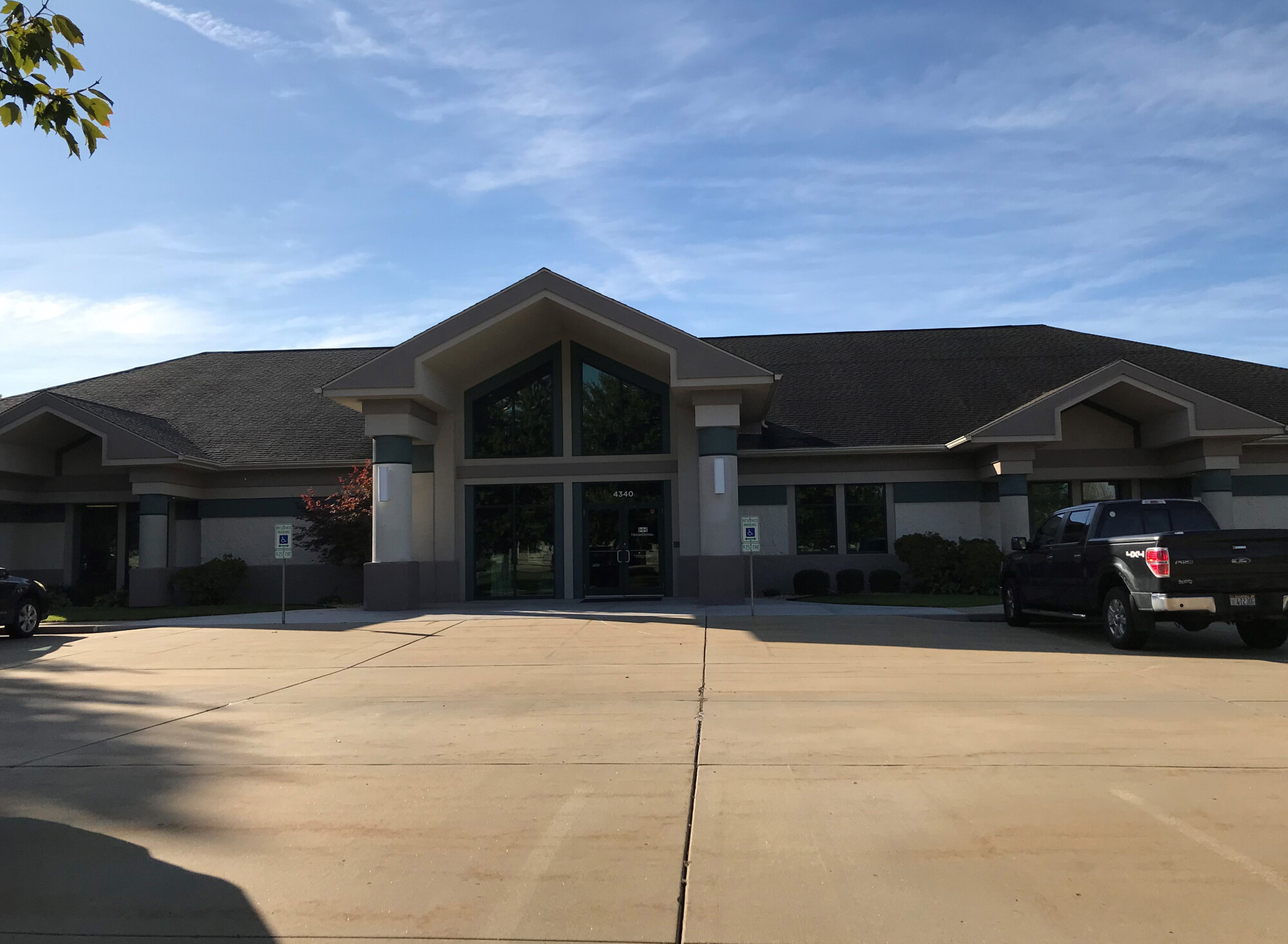 Springfield office parking lot Springfield office parking lot