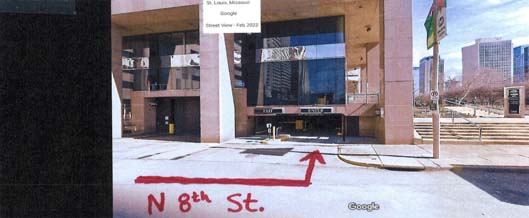 Garage entrance Garage entrance